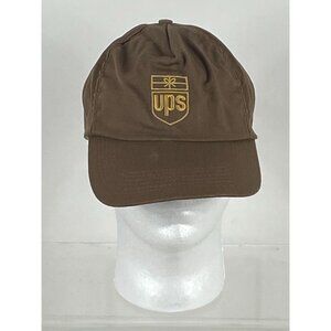 Vintage AB UPS Embroidered Snapback Dad Hat Cap Brown Made in USA F250